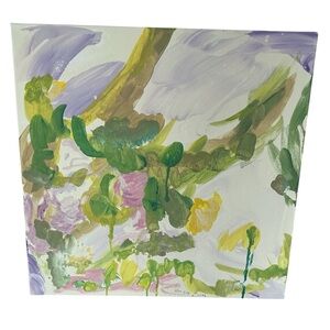 Acrylic Painting Original On Gallery Canvas “ Magic Garden 3” By Hao Jing 2026